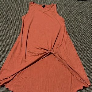 Art Class High-Low Tank burnt orange